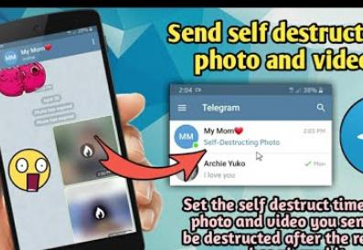 How does Telegrams Self-Destruct work?